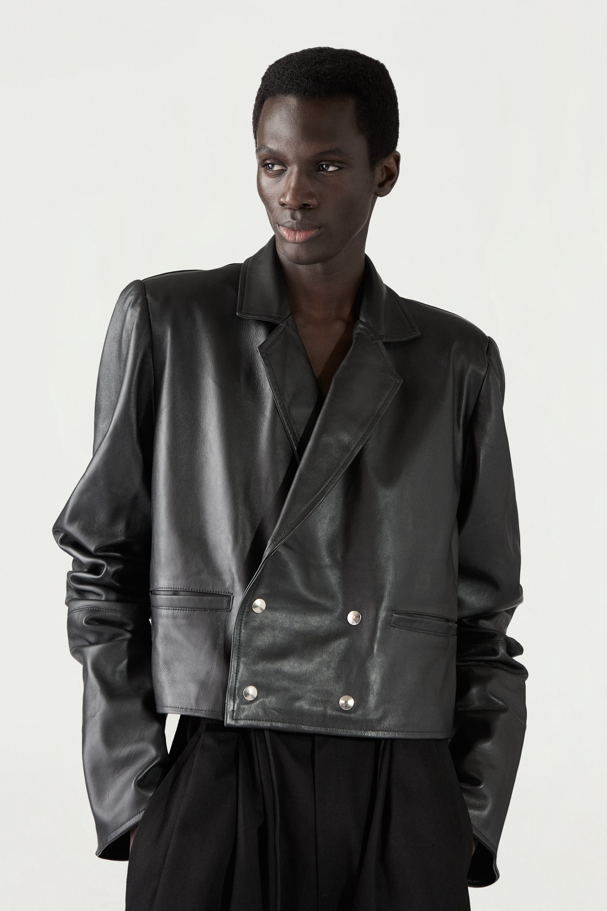 Leather Blazer