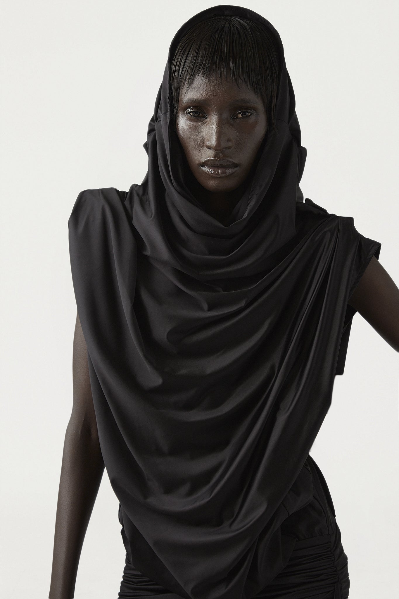 Draped Maxi Dress