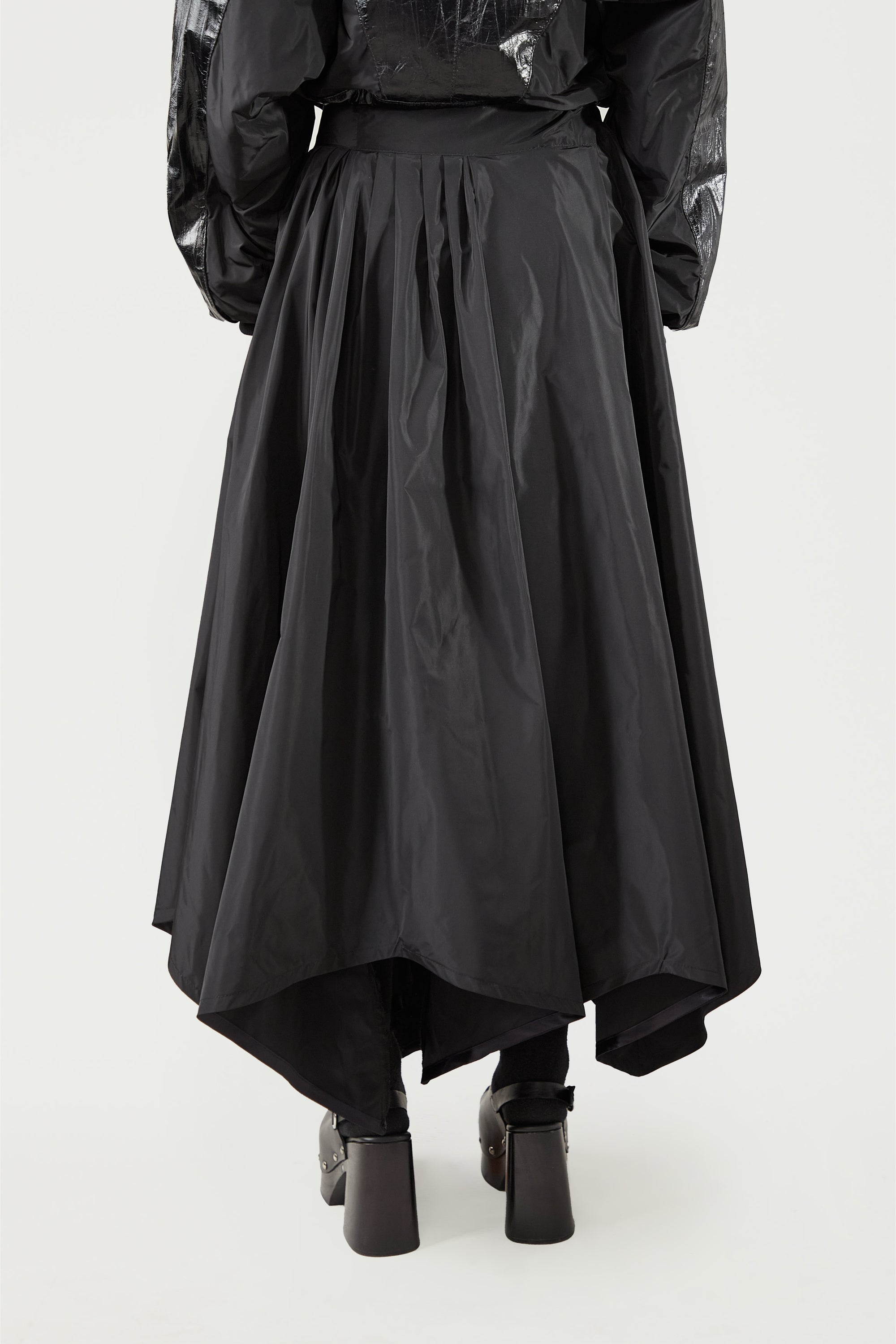 Folded Skirt - Nylon