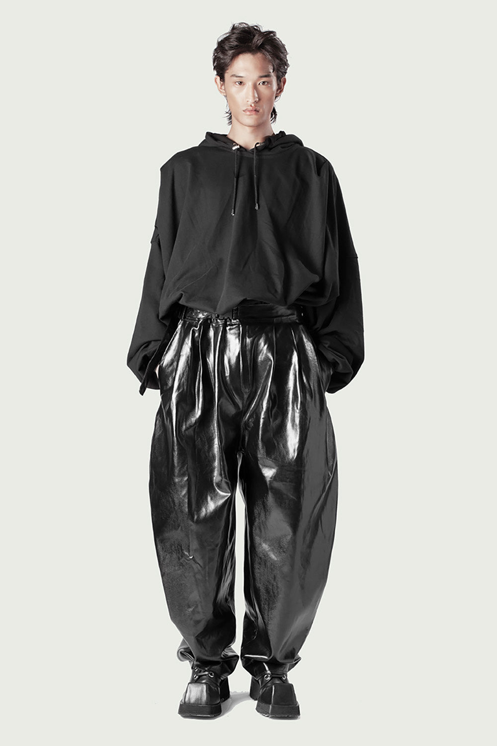 The Bubble Pants – Glossy Black