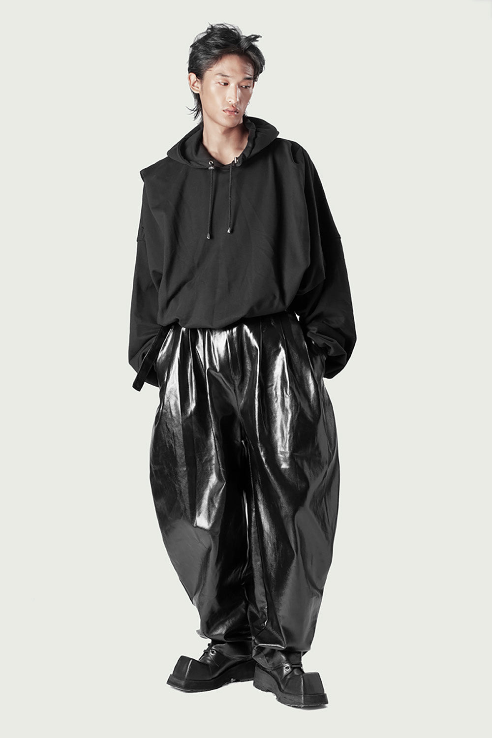 The Bubble Pants – Glossy Black
