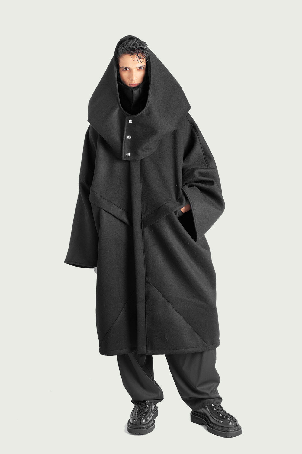 Oversized Hood Coat