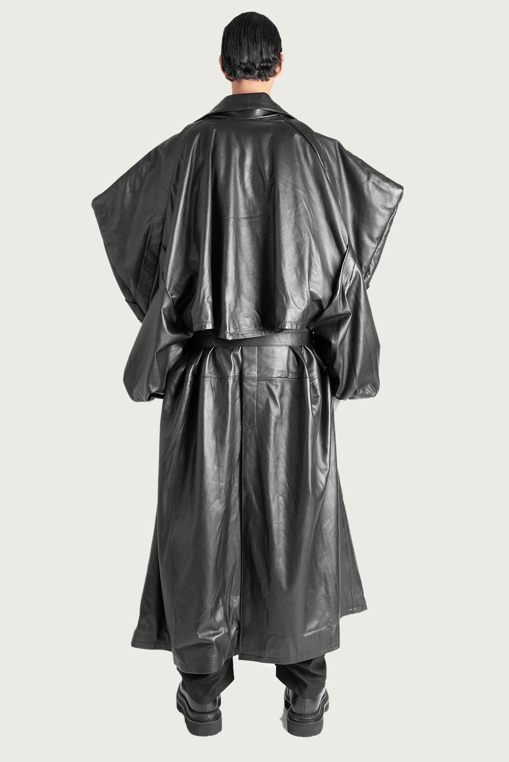 1101 — LEATHER TRENCH