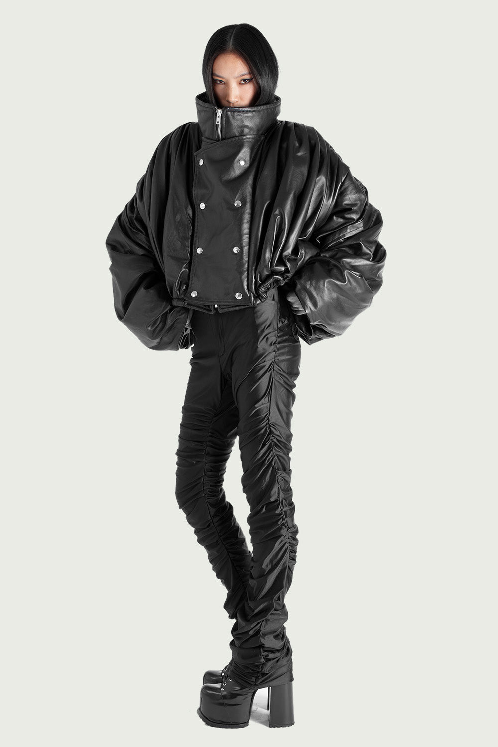 KATA BOMBER — LEATHER