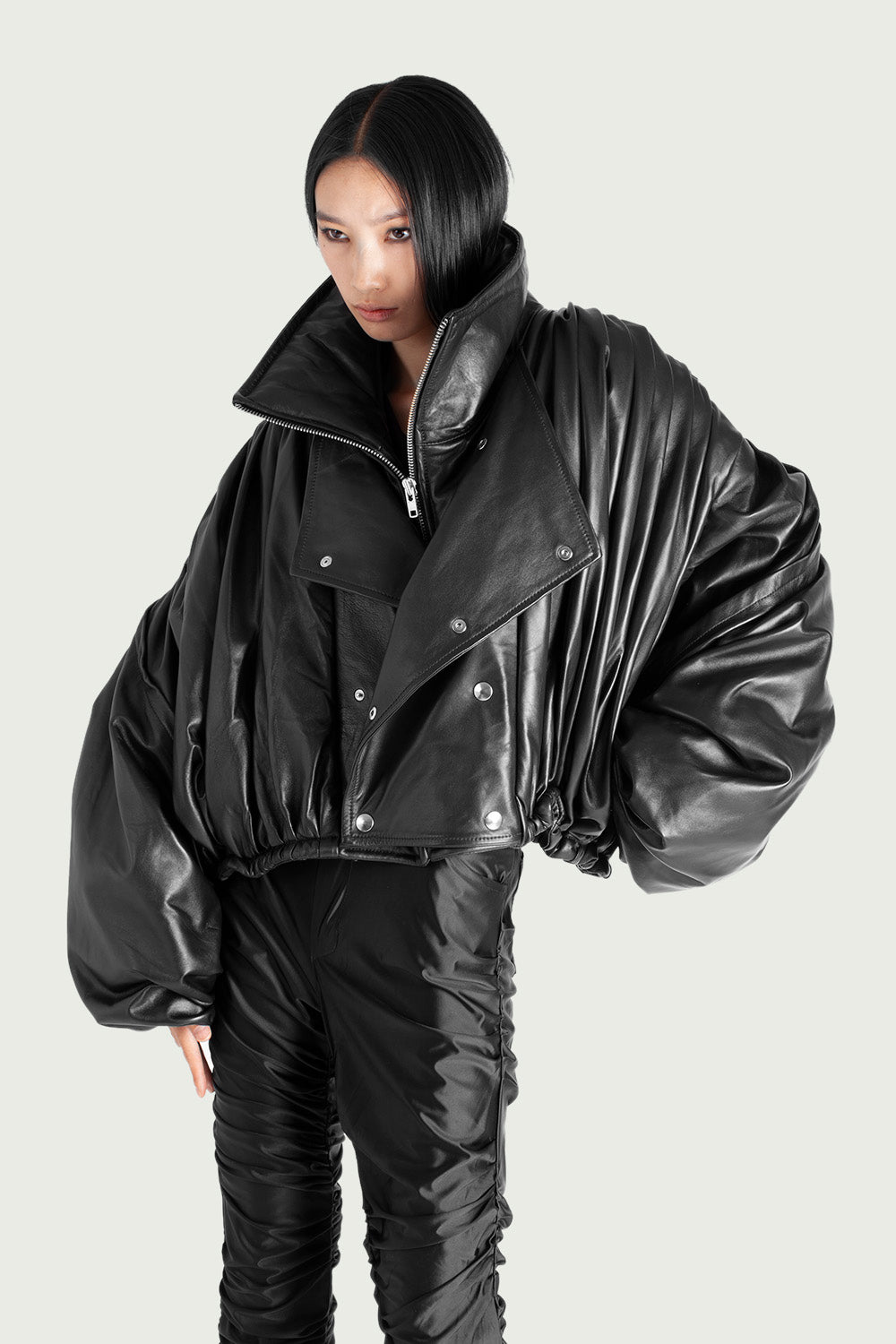 KATA BOMBER — LEATHER